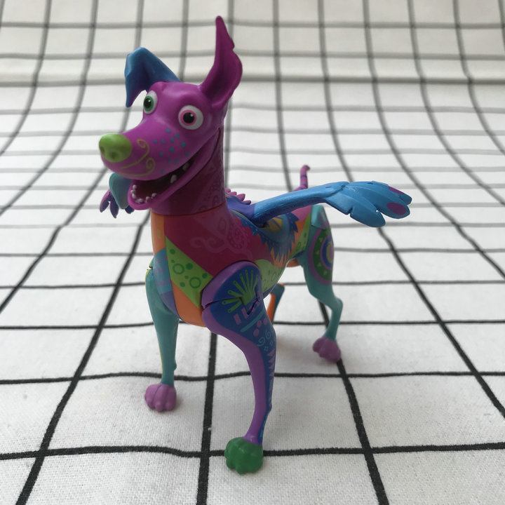 正版散货 寻梦玩偶环游记 皮克斯 丹丹狗狗 关节可动手办摆件玩具