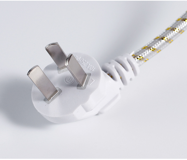 15米国标三插品字尾电源线电脑主机三孔连接线电饭锅水壶插头线