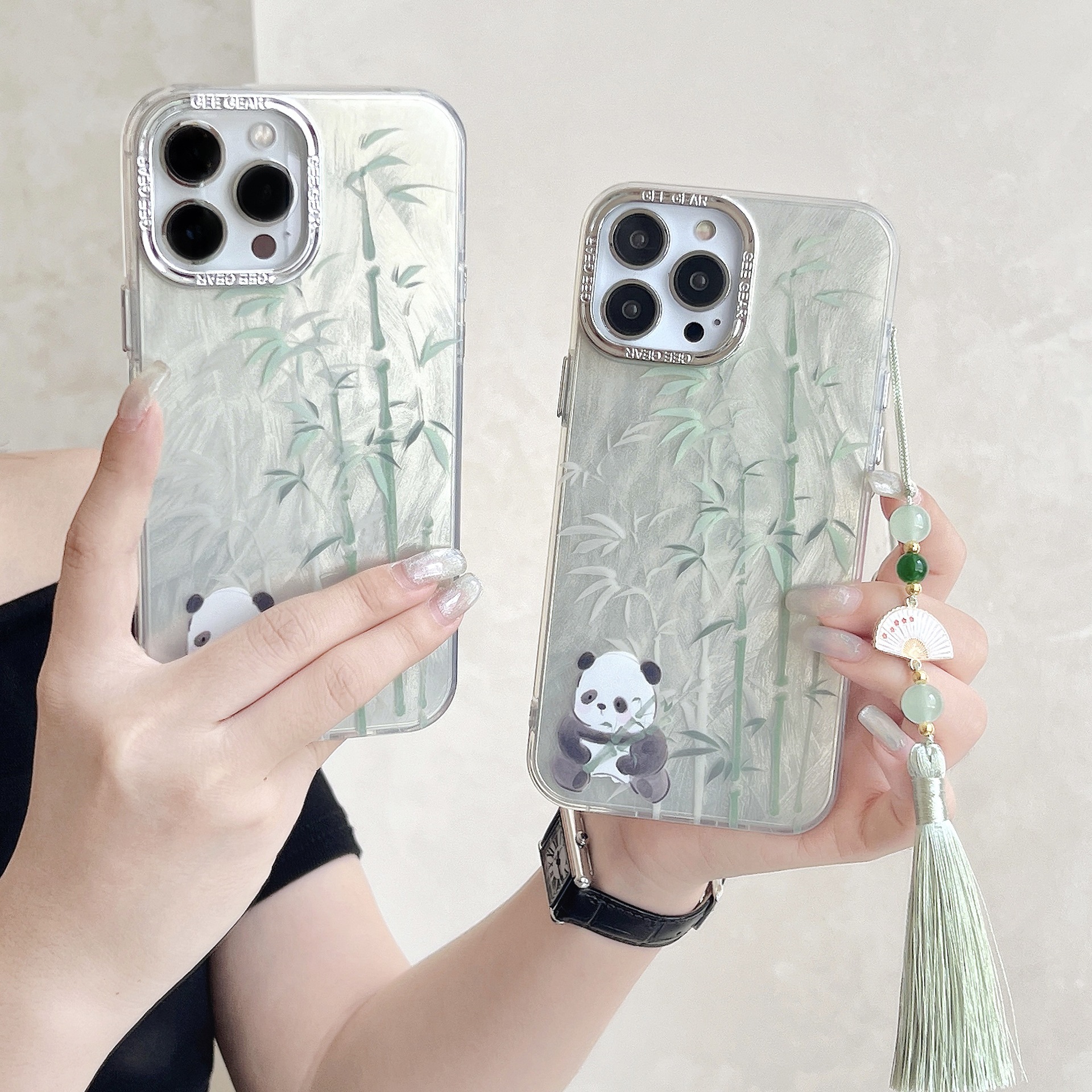 卡通适用苹果14promax流苏华为mate50/60中国风pura70羽纱手机壳