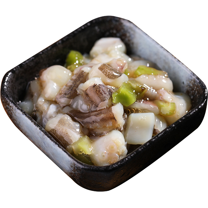 日式料理芥末章鱼开盖即食调味新鲜海鲜章鱼寿司八爪鱼刺身