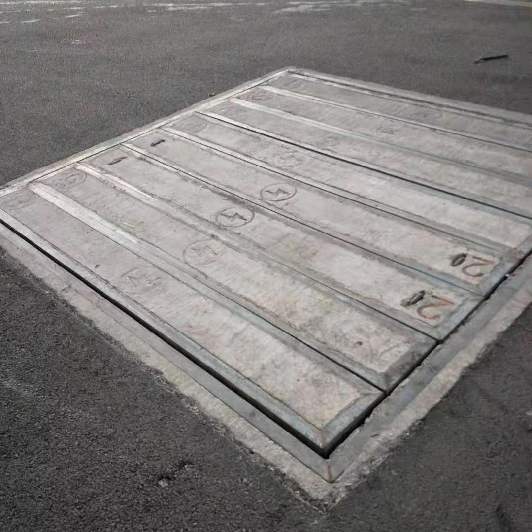 定制混凝土钢纤维电力井盖水泥预制板路边下水道配电房窨井盖