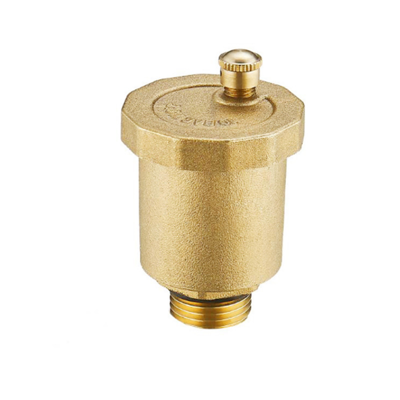 1寸自动快速排气阀 dn20太阳能黄铜直排阀自动放气阀全铜直排阀