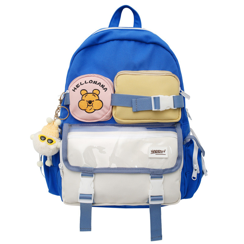 Backpack Women's Simple Travel Backpack Female Casual Junior High School Student High School and College Student Schoolbag