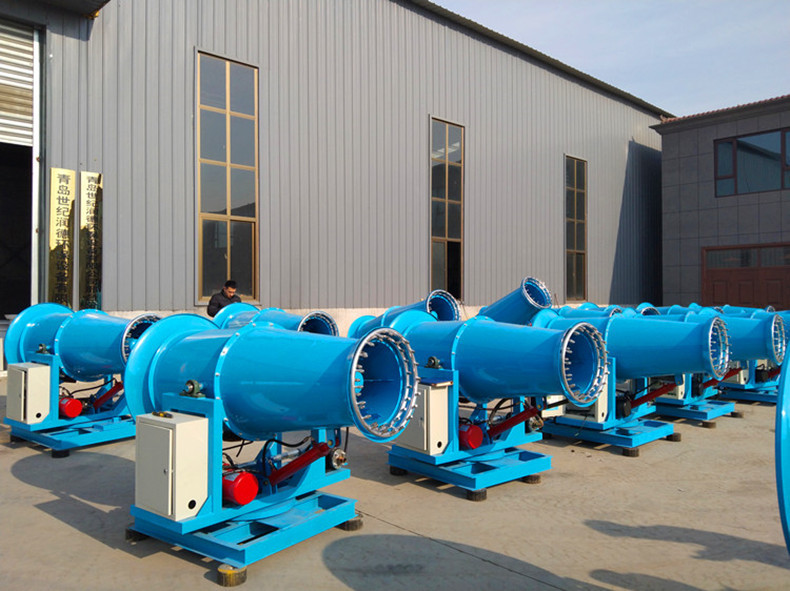 工业雾炮机厂家60米超细雾炮机环保除尘雾炮机全自动远程射雾器