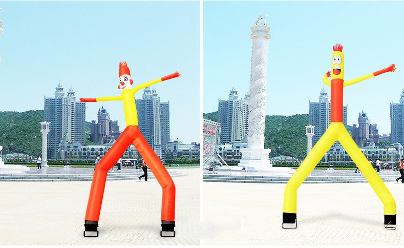 空中舞星气模人招手跳舞卡通广告人偶彩虹门充气拱门开业庆典小丑