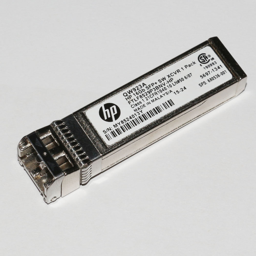 hp qw923a hp 68536-001 ftlf8529p3bnv-hp 16gb多模光纤模块
