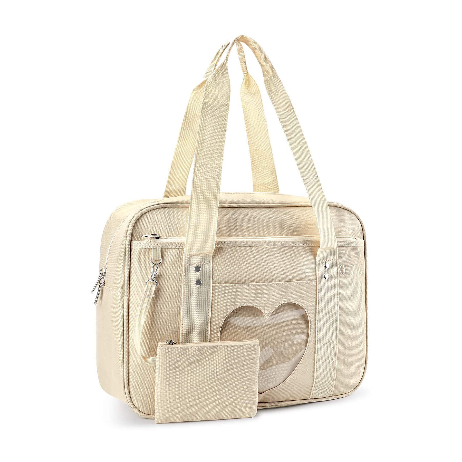 跨境热销卡哇伊 ita包日本书包 可爱手提包 大肩动漫心形钱包