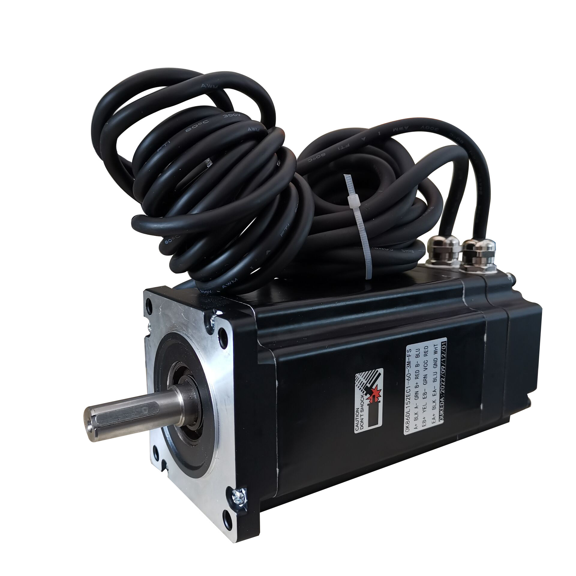 86bygb闭环防水步进马达电机 太阳能行业编码器步进电动机12nm