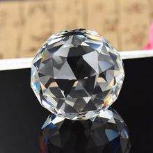 K9水晶玻璃球摆件多切面摄影道具太阳捕手折射彩玄关酒柜装饰