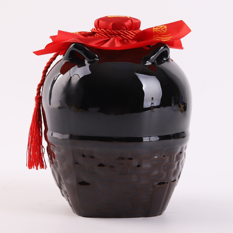 5l糟香型42度白酒坛装酒水蒸馏粮食酒