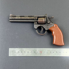 儿童左轮手抢火炮药玩具枪西部牛仔手枪俄罗斯转盘轮盘赌花火火药