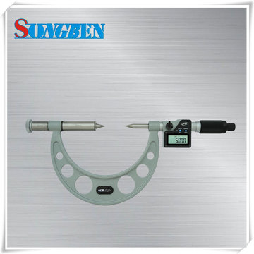 青量数显电子齿根圆千分尺700-800mm高精度240-88-410外径千分尺