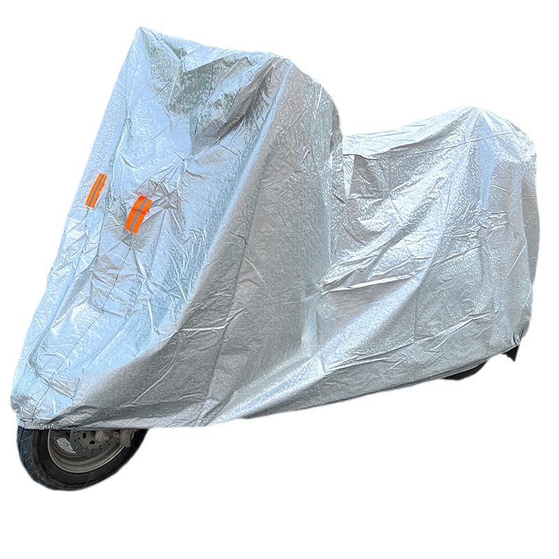 Electric Vehicle Cover Sets of Motorcycle Hood Thickened Anti-Riot Sun-Drying Rainproof and Dustproof Sun-Shading Tear Bicycle Cover Thickened Car Cover