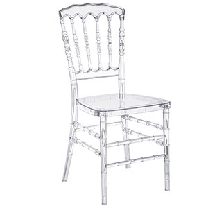 Factory Wholesale Wedding Chair Pc Acrylic Chair Transparent Crystal Chair Hotel Banquet Lobby Plastic Backrest Chair