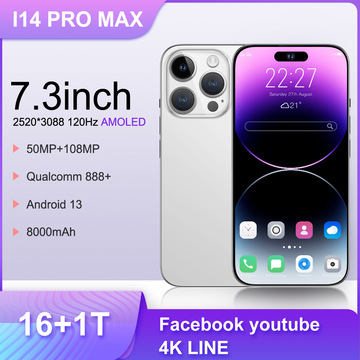 活动价 跨境外贸专供i14promax安卓智能手机7.3超大屏源头工厂价