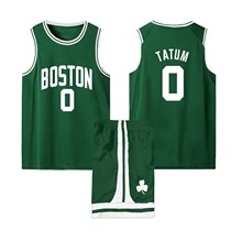 詹姆斯球服科比24号湖人球衣杜兰 特库里8号球衣儿童篮球服套装男