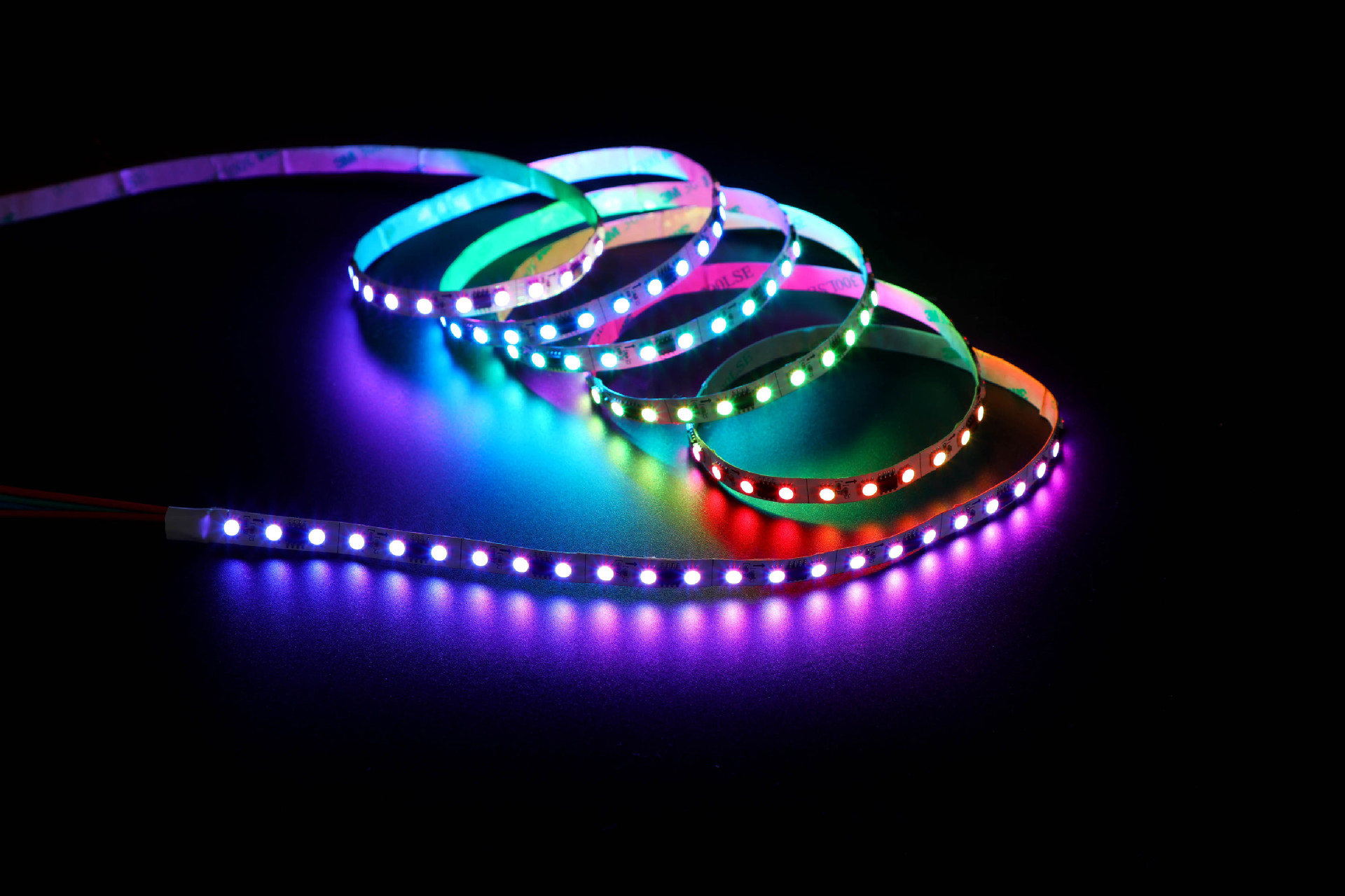 fw1935 幻彩灯带 多用途灯带 12v防水 5050幻彩机箱电脑发光幻彩