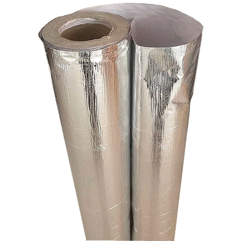 铝箔玻纤布 自粘防火阻燃耐高温家用反光隔热膜防水 保温铝箔材料
