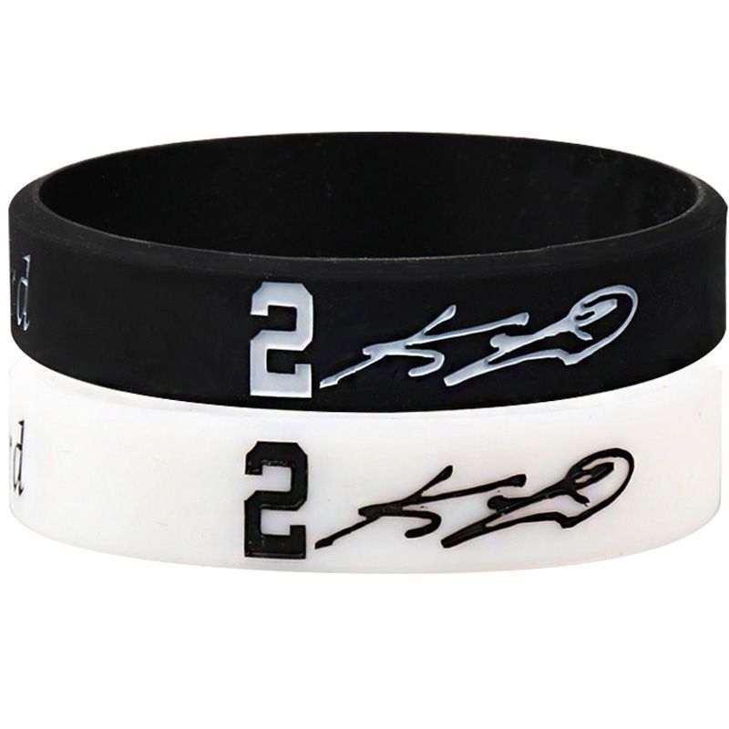 伦纳德手环莱昂纳德腕带马刺小卡手环周边篮球运动硅胶手带饰品男