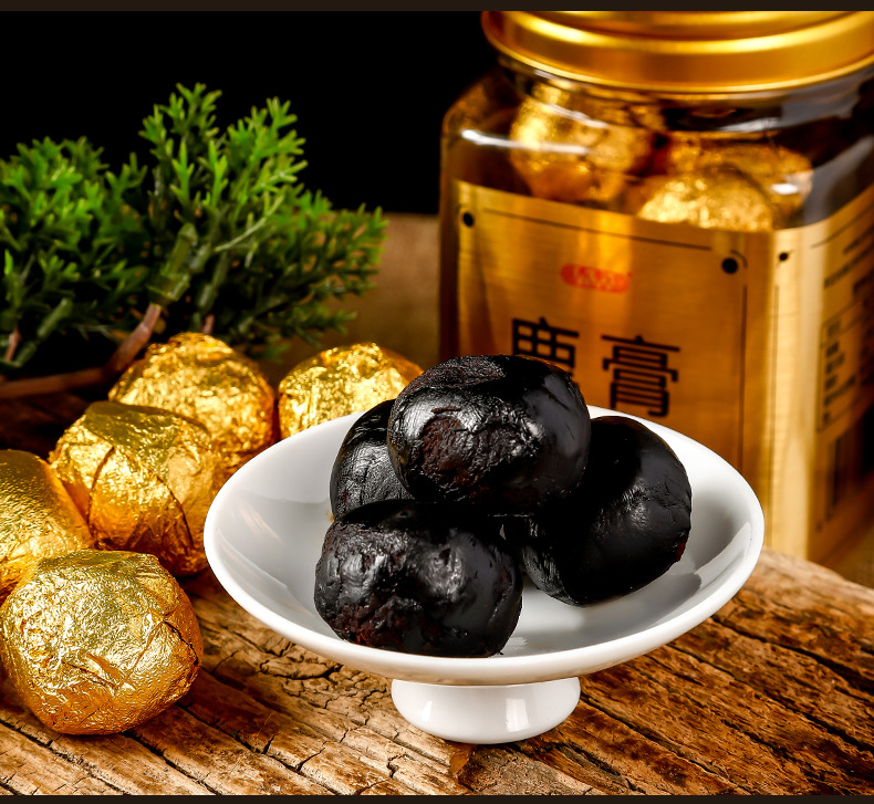 供应吉林永效鹿膏 250g瓶装鹿鞭丸鹿尾膏微商直播小黄车一件代发