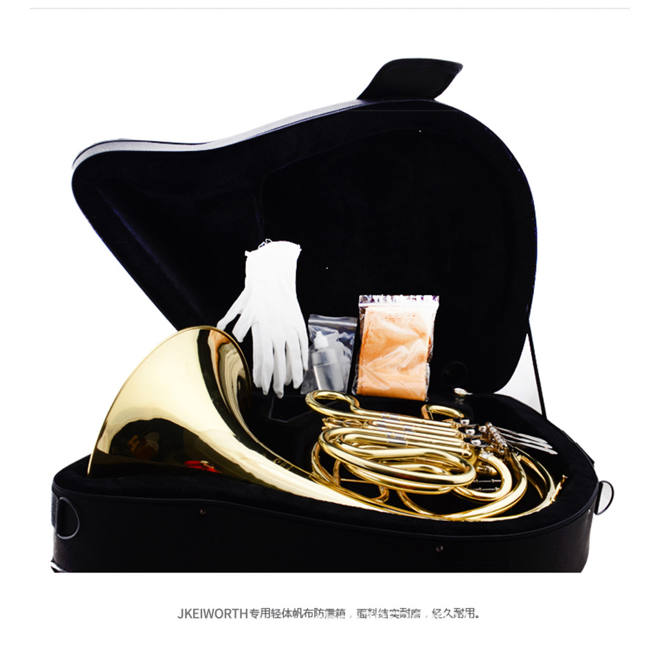 圆号乐器降b调性f调四键双排西洋管乐军乐队西洋大号