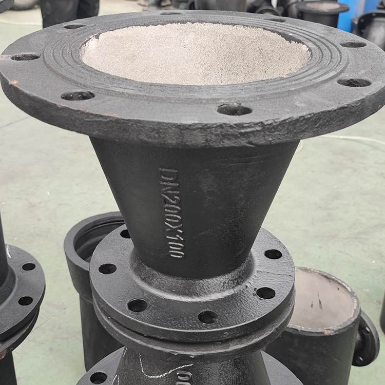 球墨铸铁抢修件 双盘渐缩管dn80 100 200 500 800 1000双承大小头