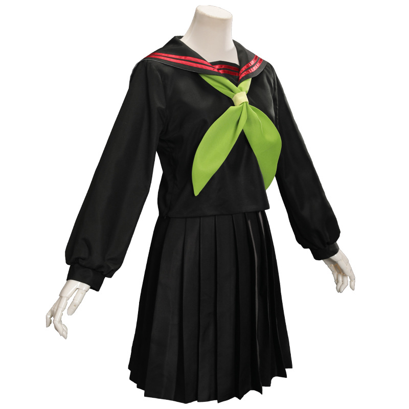 鬼灭之刃c服 弥豆子 灶门祢豆子水手服jk制服cosplay服装假发