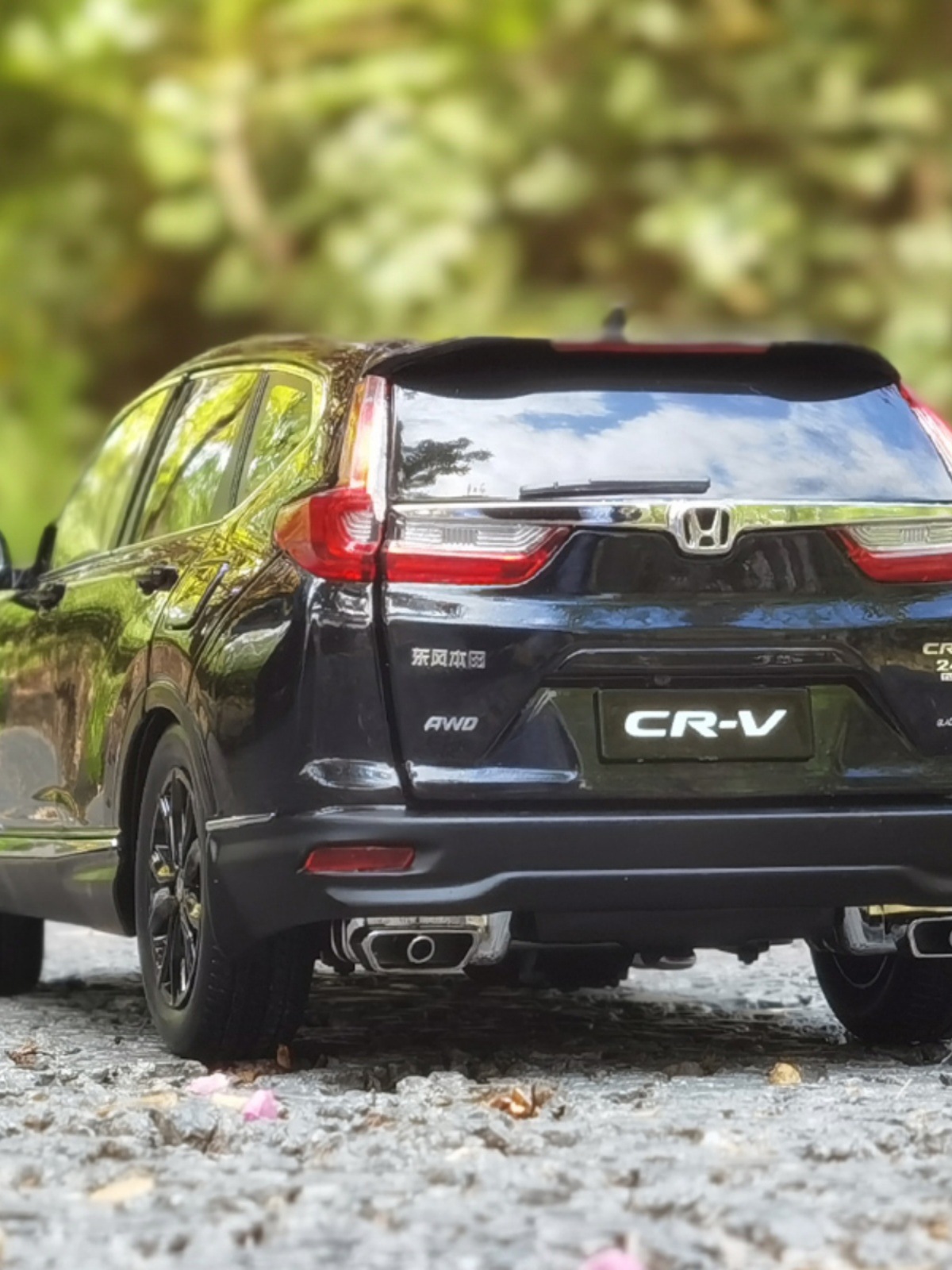国产原厂 1:18 2021款 本田crv 黑爵士版 suv 合金汽车模型车模