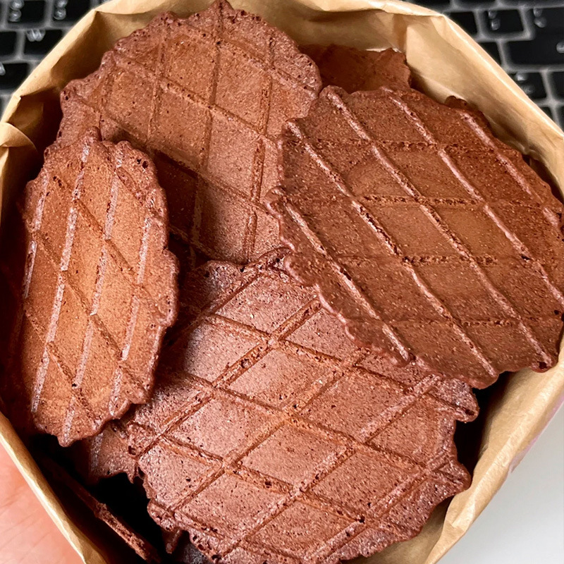 格子松饼华夫脆饼干早餐薄脆下午茶网红零食-阿里巴巴