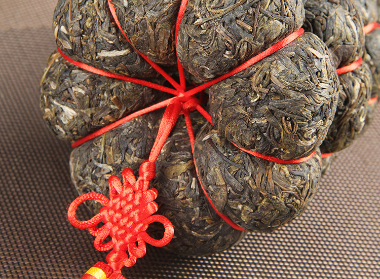 批发 普洱茶勐海瓜生茶金瓜贡茶金塔1公斤5层工艺茶挂件摆件1000g