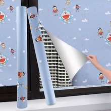 阳台浴室遮光隔热玻璃贴纸防晒透明不透光卫生间客厅磨砂窗花贴纸
