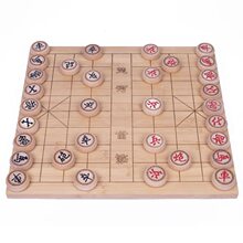 象棋成人大号实木象棋耐用榉木象棋中小学生折叠盘象棋皮革棋