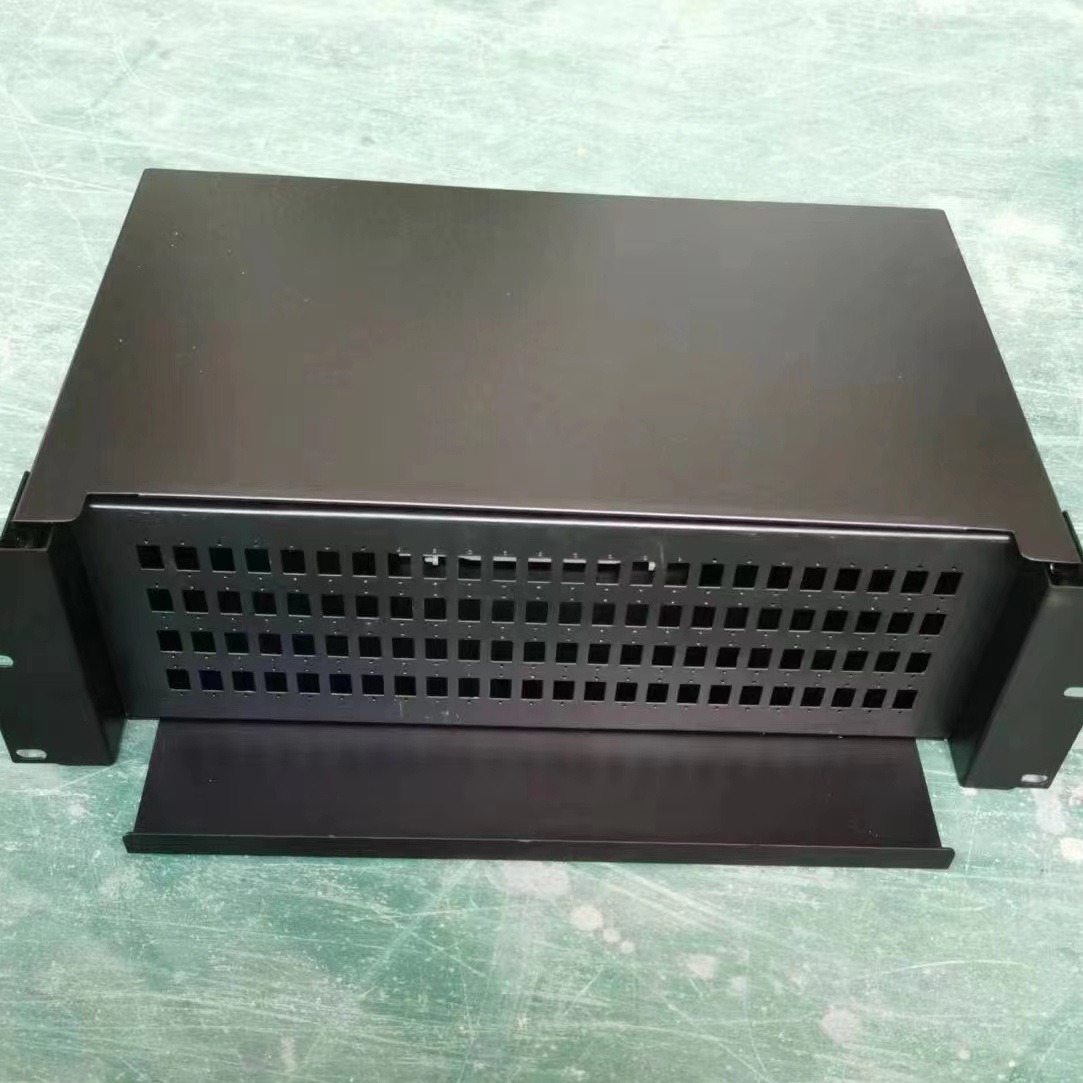 工厂批发接头盒 光纤盒 3U抽拉式96口96芯SC/APC广电级满配终端盒