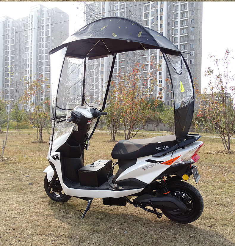 电动车挡雨棚篷新款两轮电动摩托车车棚电瓶车遮雨棚挡风罩遮阳伞