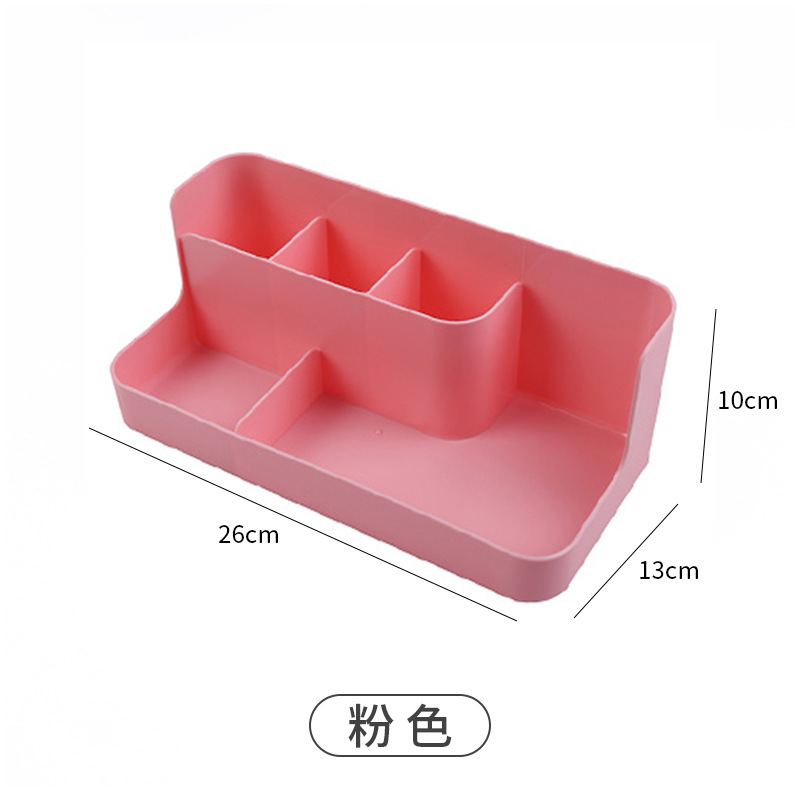 Desktop Compartment Cosmetics Storage Box Clutter Organizing Box Storage Basket Large Plastic Snacks Household Kitchen Storage Box