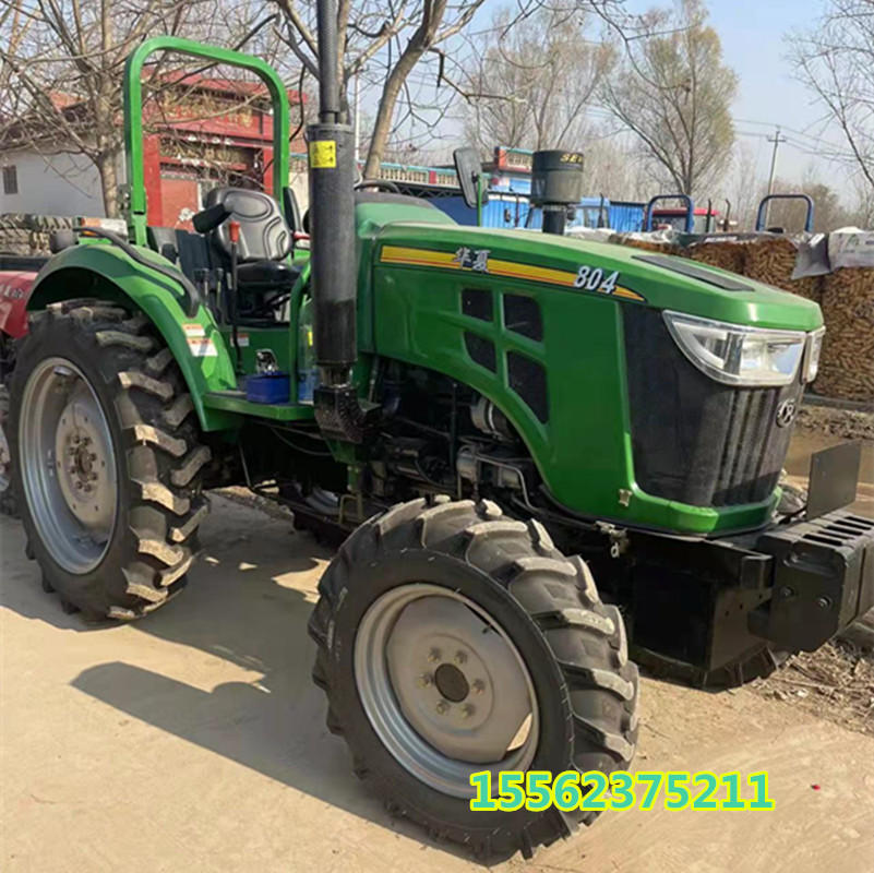 供应华夏704农用四驱拖拉机 四驱动力拖拉机旋耕机 高配车型