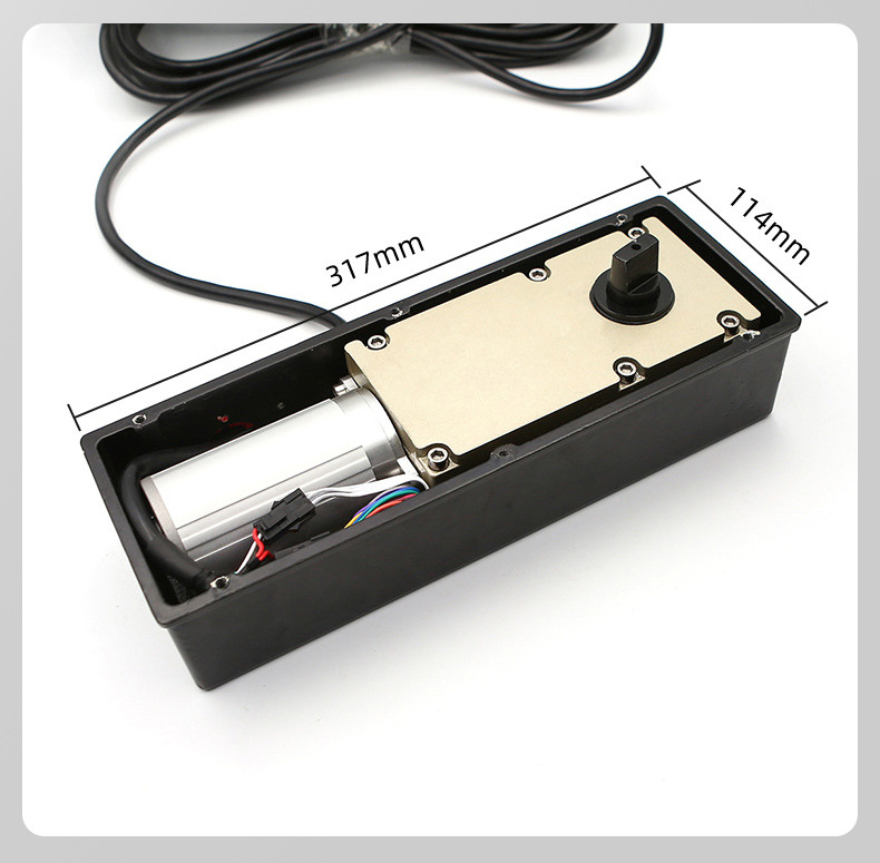 批发电动地弹簧地埋式双向开启玻璃门遥控自动感应平开门机