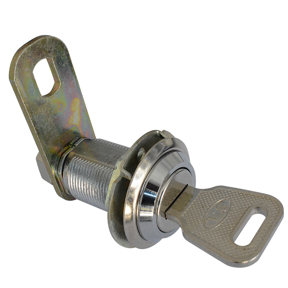 厂家30mm长20mm长s形钥匙同号通开机箱门锁游戏机娃娃机门锁订制