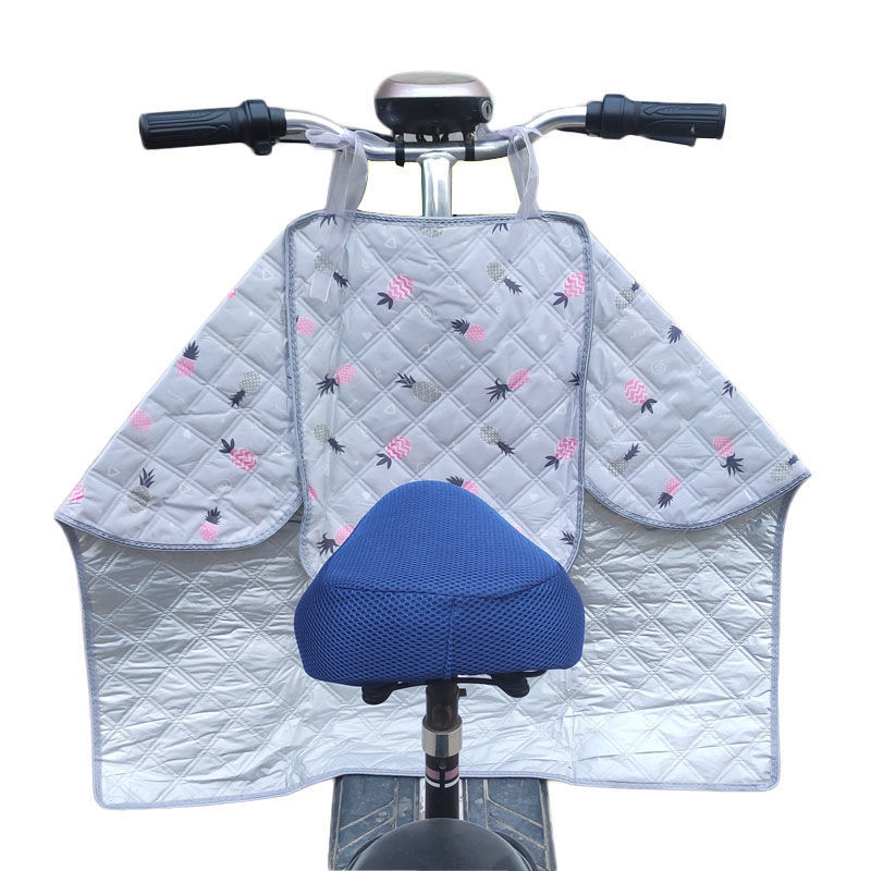 电动车挡风被夏季防晒防雨水电瓶车遮阳罩自行车电车夏天防风护腿