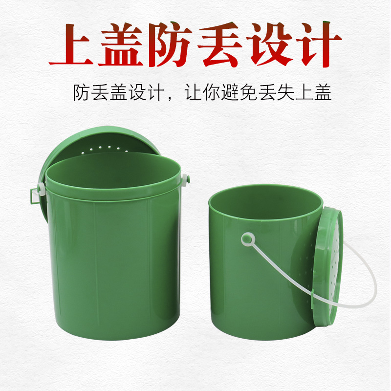 装蚯蚓盒子养殖饲养桶盒箱便携手提鱼饵料桶透气红虫保鲜活体收纳