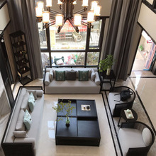 新中式沙发实木客厅大小户型别墅酒店样板房家具