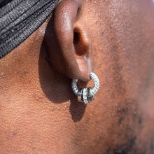 星引之环钻石耳环个性耳饰欧美时尚潮牌男女同款