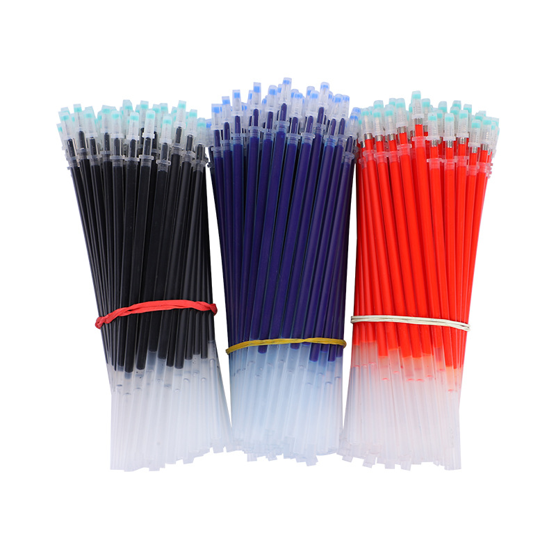 Bullet Gel Pen Refills Full Needle Tube Refill Gel Pen Universal 0.5 Refill Office Stationery School Supplies