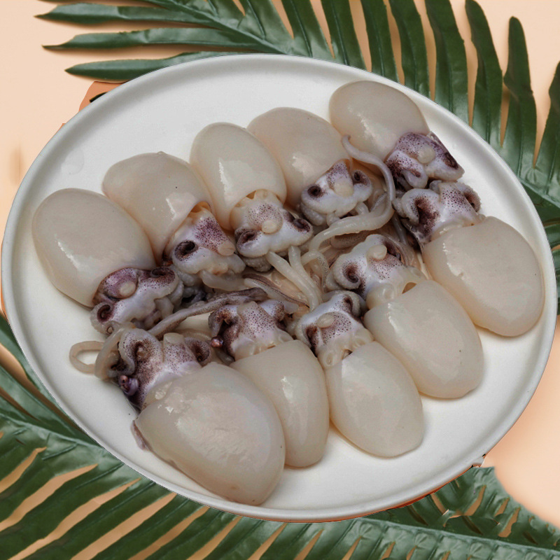 北海小墨鱼仔冷冻海鲜水产新鲜活捕捞急冻花枝小乌贼火锅麻辣烫