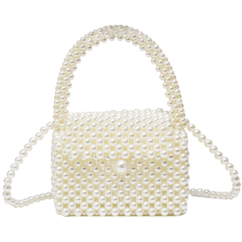 Exquisite Small Pearl Chain Bag Women's Bag 2022 Summer New Minority All-Match Messenger Bag Mini Handbag