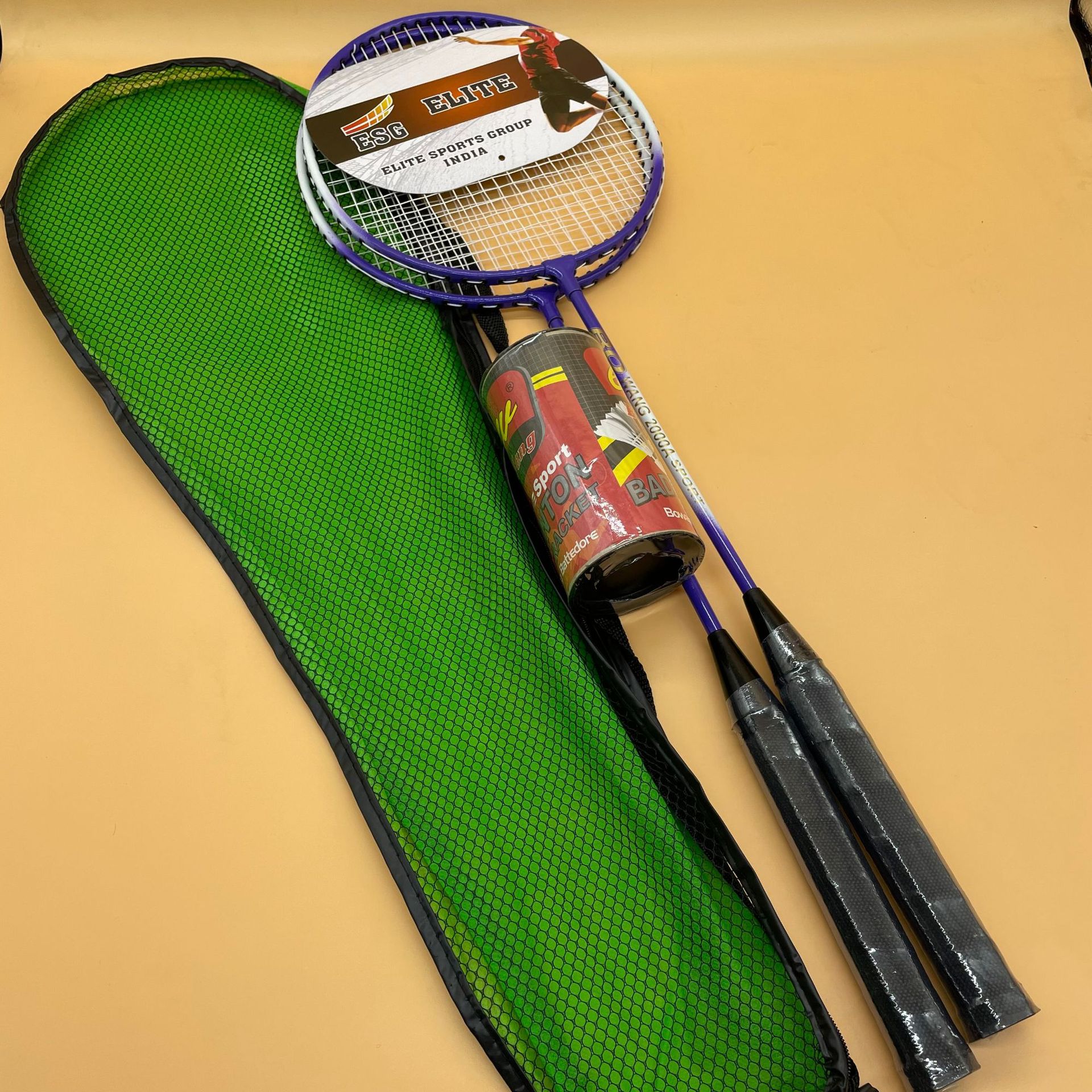 oulite2000a羽毛球拍2拍带球分体学校学生比赛训练娱乐小额批发