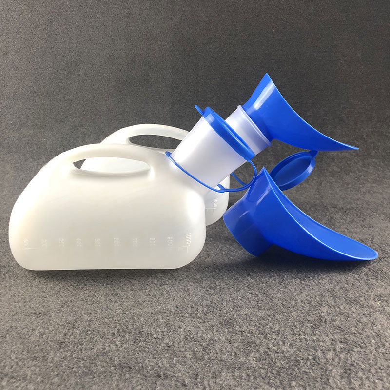 塑料尿壶加厚男女通用小便器老人护理接尿壶家用1000ml夜壶