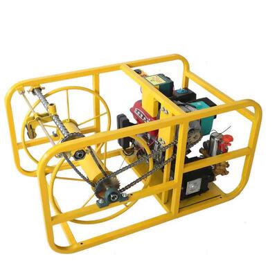 农用48v60v电三轮远程遥控自动收卷管高压电动喷雾打药机