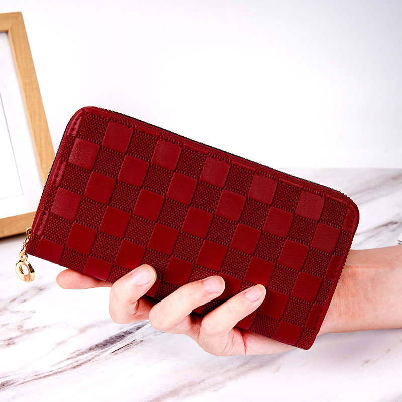 Fashion New Women's Wallet Single-Pull Double-Pull Foreign Trade Custom Cute Multi-Card Wallet Cross-Border Women's Wallet