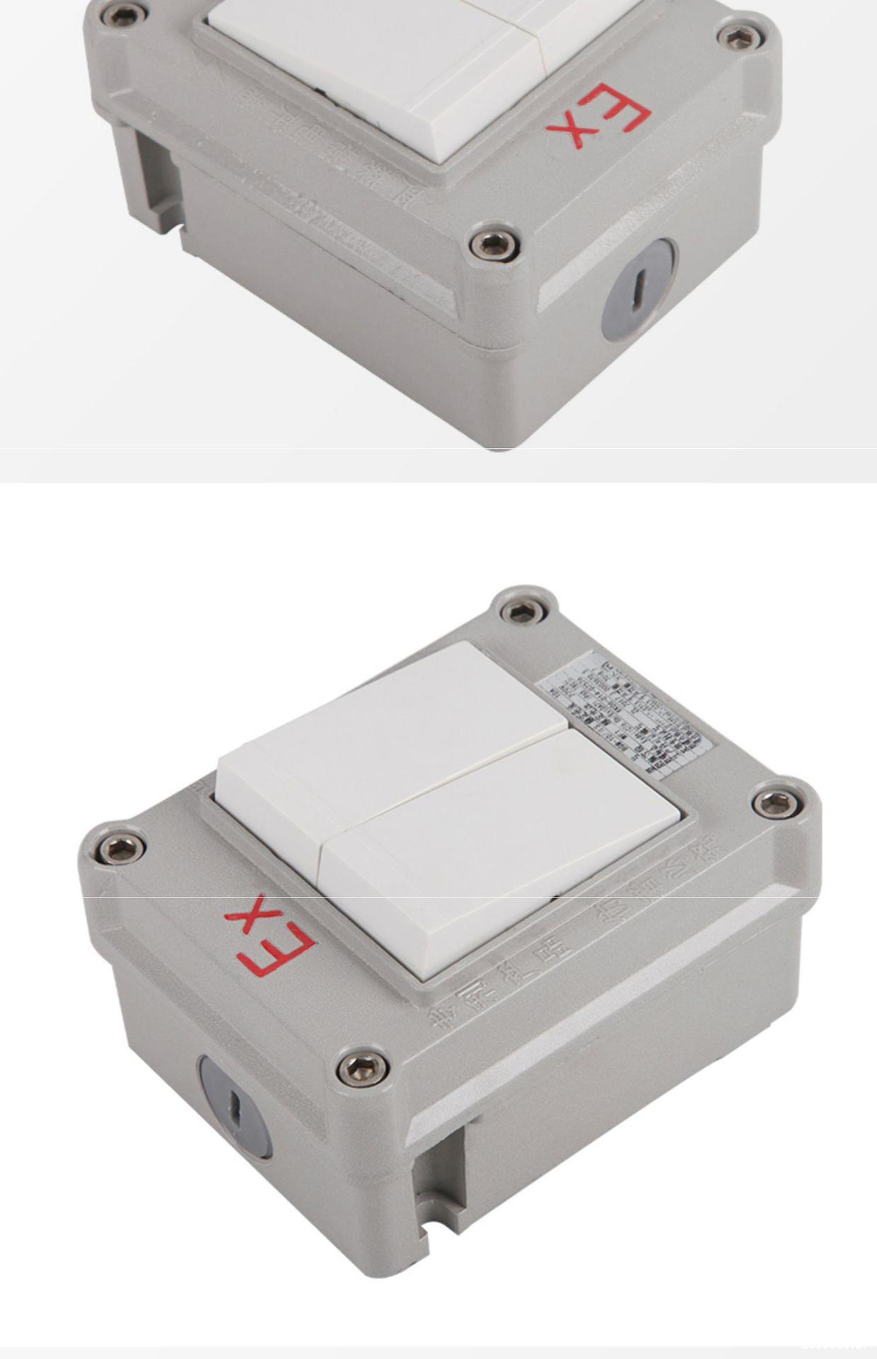 防爆墙壁开关220v10a明装暗装86型单联双联三联双控翘板照明开关